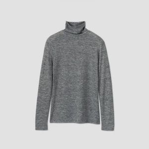 NWOT Gray Mock-Neck T-Shirt
